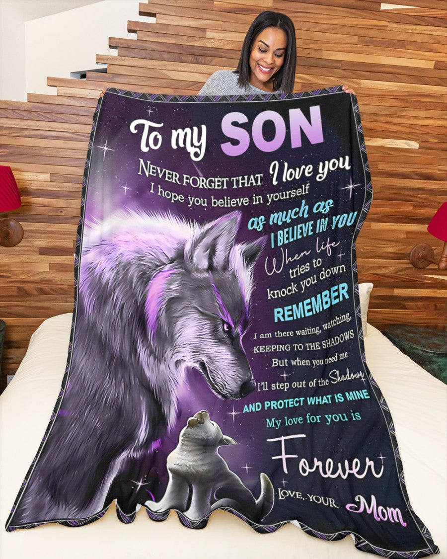 Special Gift For Your Son Blanket -  BLANKETS FROM MOM 140