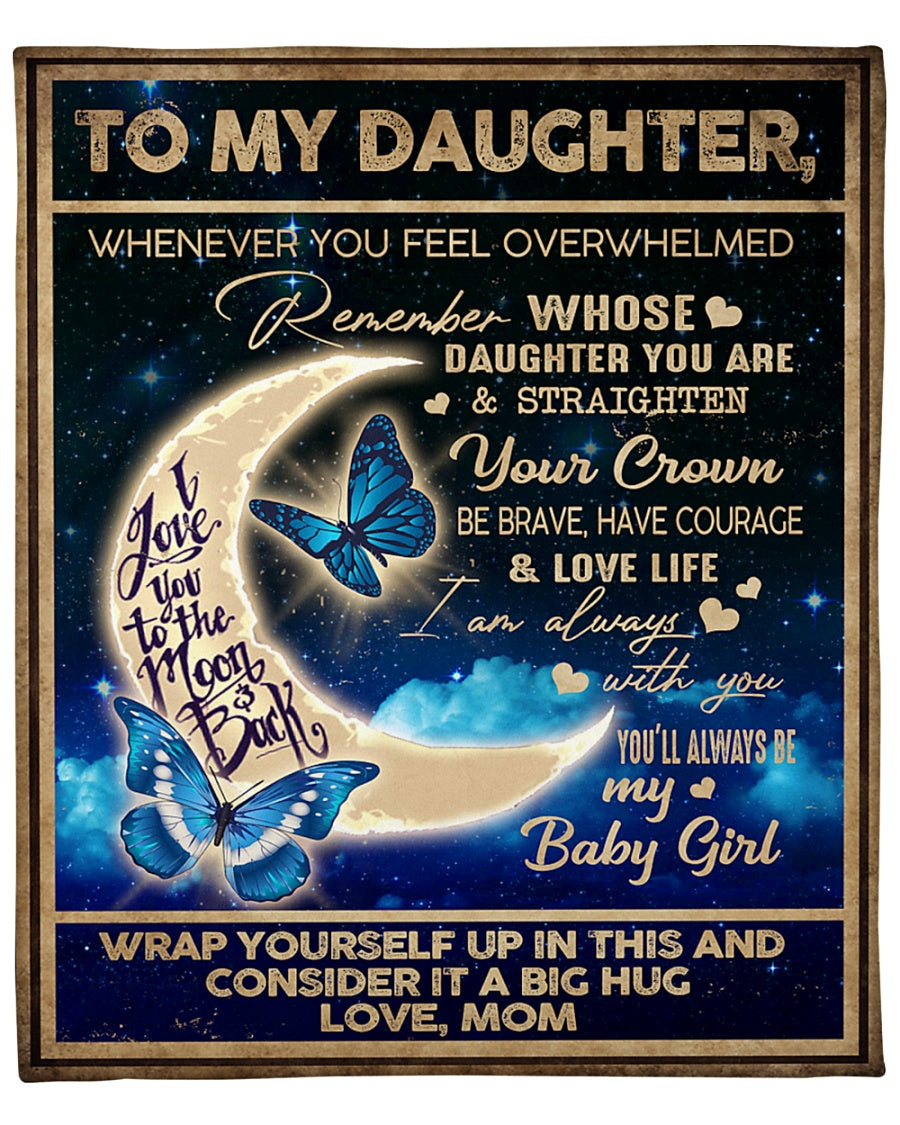 To my Daughter Love, from Mom - BLANKETS FROM MOM 79