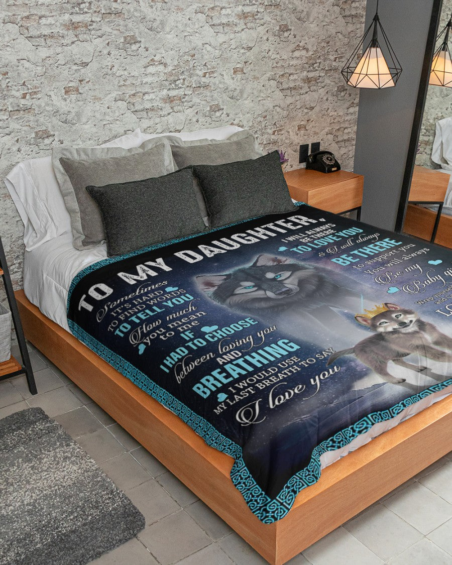 Special Gift For Your Daughter Blanket - BLANKETS FROM MOM 150