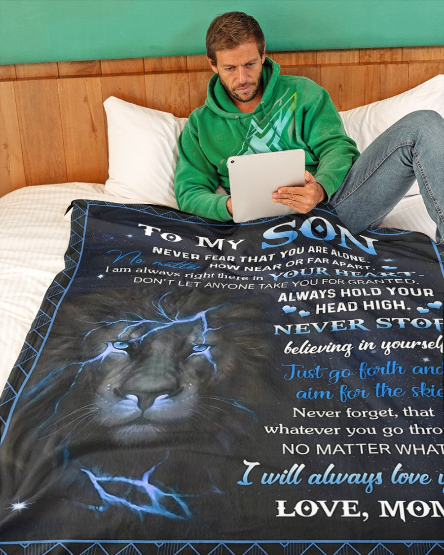 Special Gift For Your Son Blanket - BLANKETS FROM MOM 120