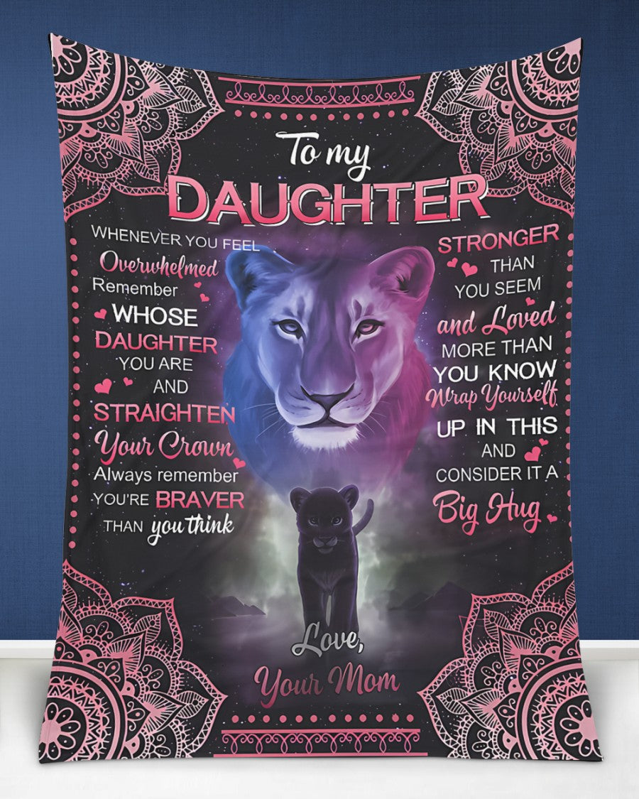 Special Gift For Your Daughter Blanket - BLANKETS FROM MOM 139