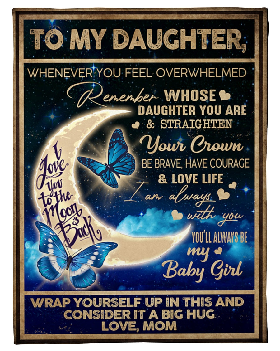 Special gift for Daughter - BLANKETS FROM MOM 164