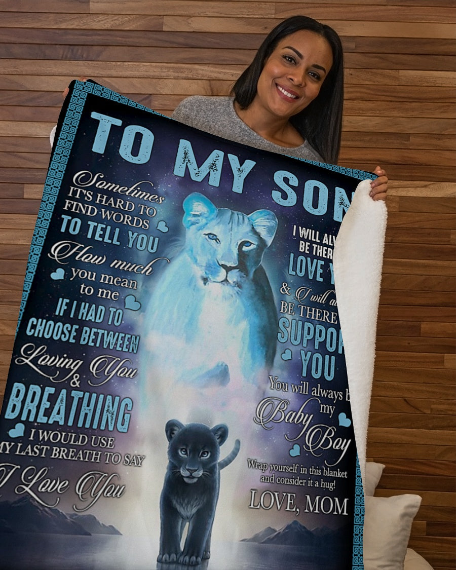 Special Gift For Your Son Blanket - BLANKETS FROM MOM 30