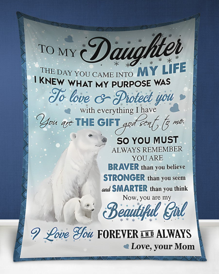 Special Gift For Your Daughter Blanket - BLANKETS FROM MOM 148