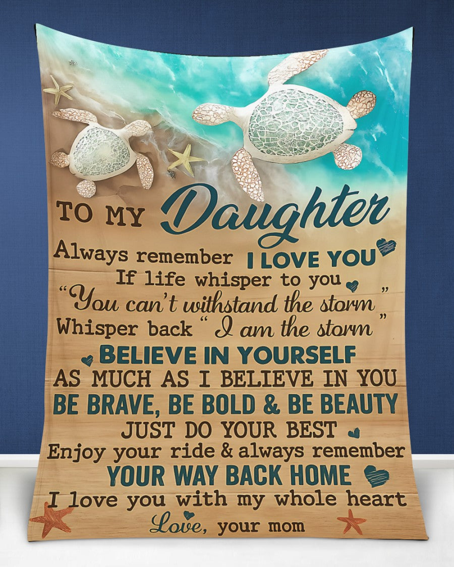 Special Gift For Your Daughter Blanket - BLANKETS FROM MOM 201