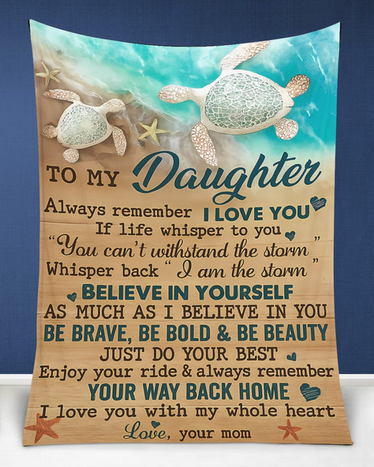 Special Gift For Your Daughter Blanket - BLANKETS FROM MOM 201