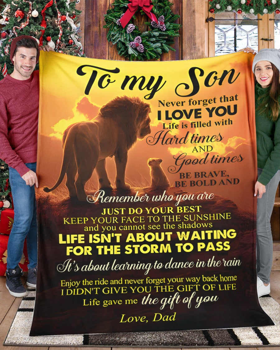 Special Gift For Your Son Blanket - BLANKETS FROM DAD 061