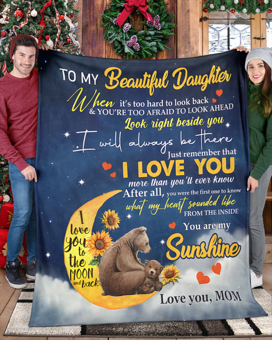 Special Gift For Your Daughter Blanket - BLANKETS FROM MOM 147
