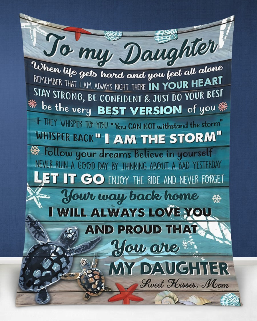 Special Gift For Your Daughter Blanket - BLANKETS FROM MOM 202