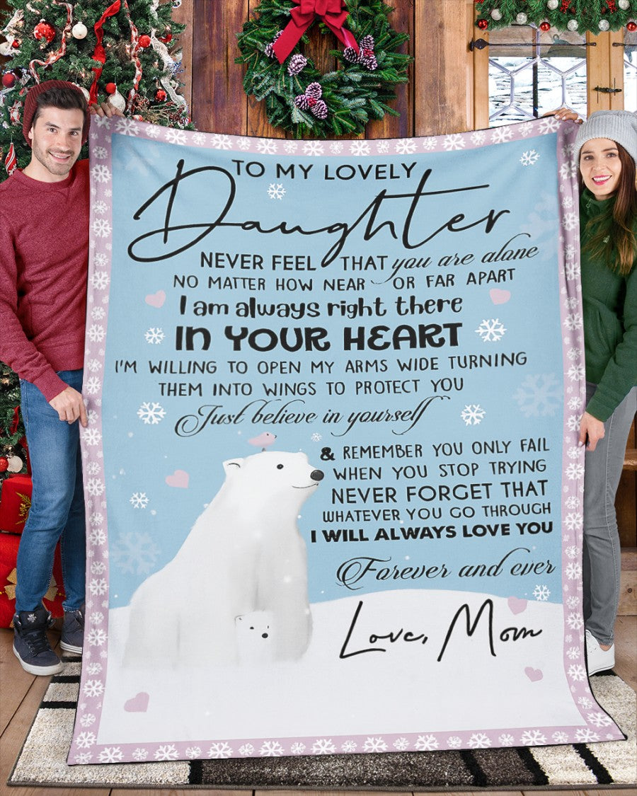 Special Gift For Your Daughter Blanket - BLANKETS FROM MOM 146