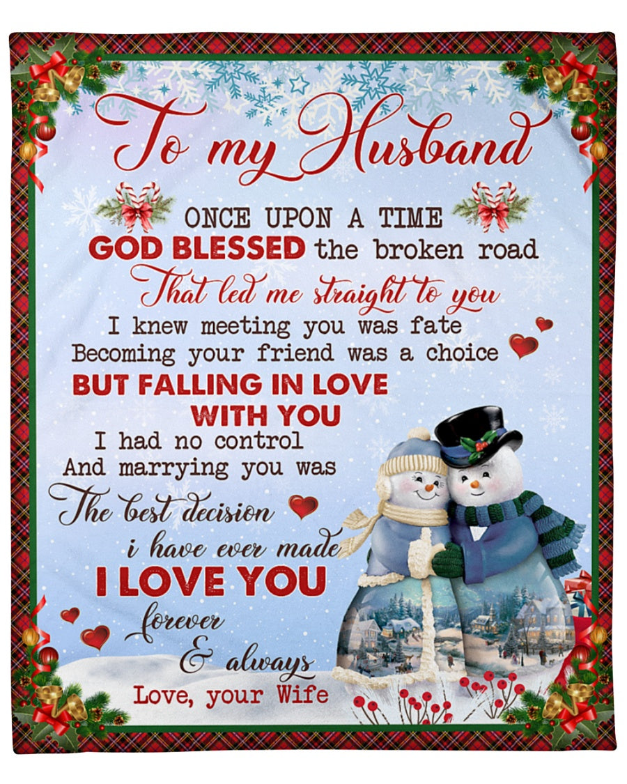 BLANKET FOR HUSBAND FROM WIFE – XMAS GIFT FULL - BLANKETS FROM WIFE 15