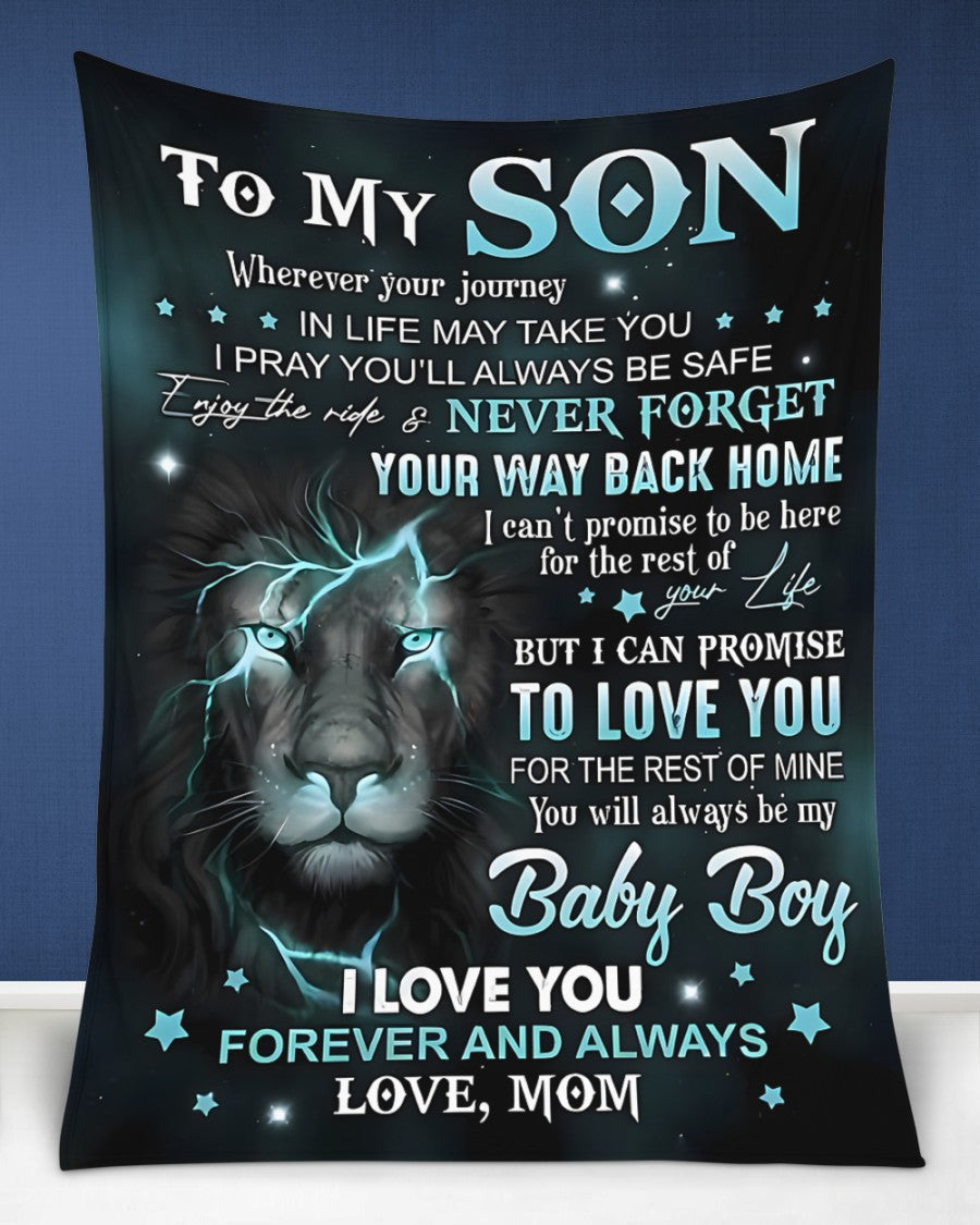 Special Gift For Your Son Blanket - BLANKETS FROM MOM 144