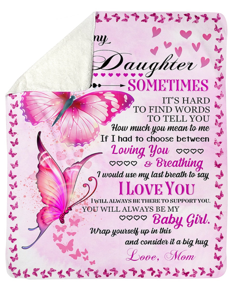 To My Daughter - Special gift for Daughter - BLANKETS FROM MOM 81