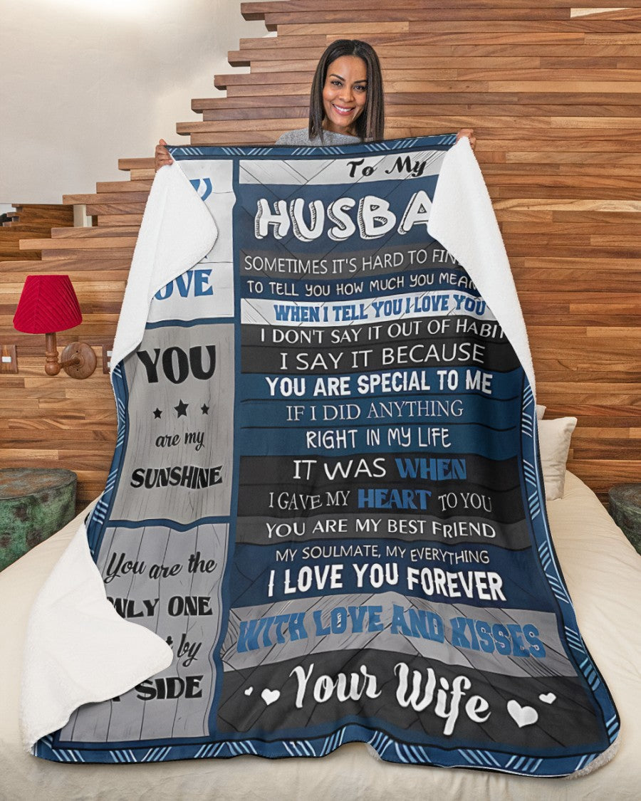 Special Gift For Your Husband Blanket - BLANKETS FROM WIFE 12
