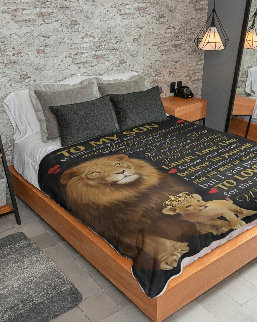 Special Gift For Your Son Blanket - BLANKETS FROM MOM 133