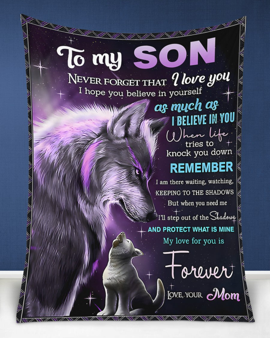 Special Gift For Your Son Blanket -  BLANKETS FROM MOM 140