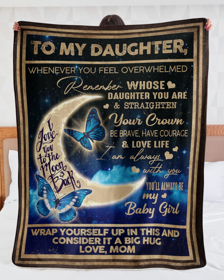 To my Daughter Love, from Mom - BLANKETS FROM MOM 79