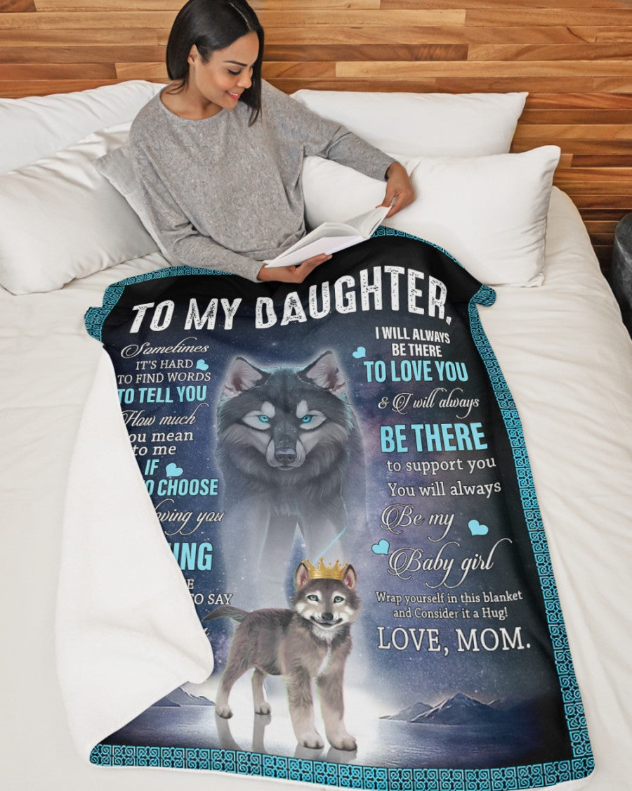 Special Gift For Your Daughter Blanket - BLANKETS FROM MOM 150