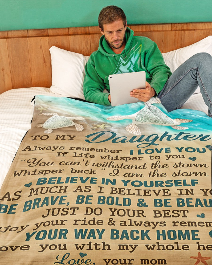 Special Gift For Your Daughter Blanket - BLANKETS FROM MOM 201