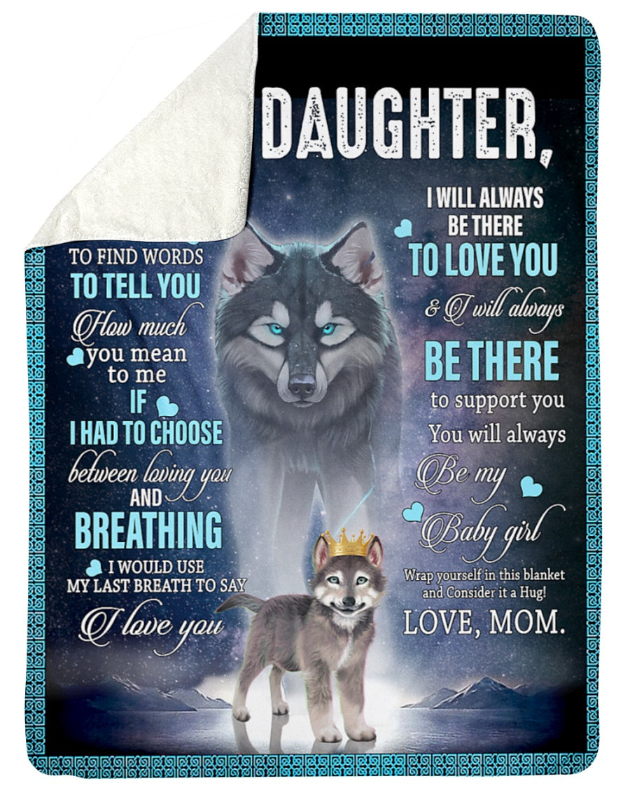 Special Gift For Your Daughter Blanket - BLANKETS FROM MOM 150