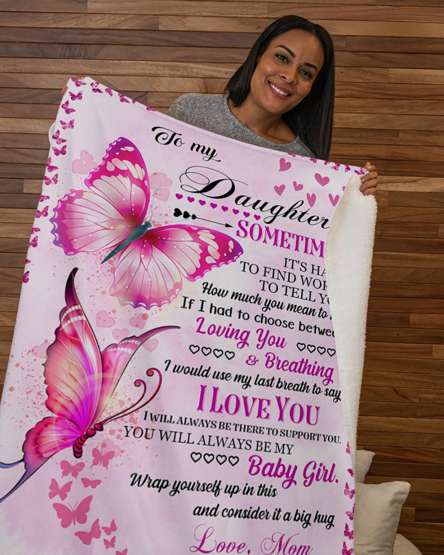 To My Daughter - Special gift for Daughter - BLANKETS FROM MOM 81
