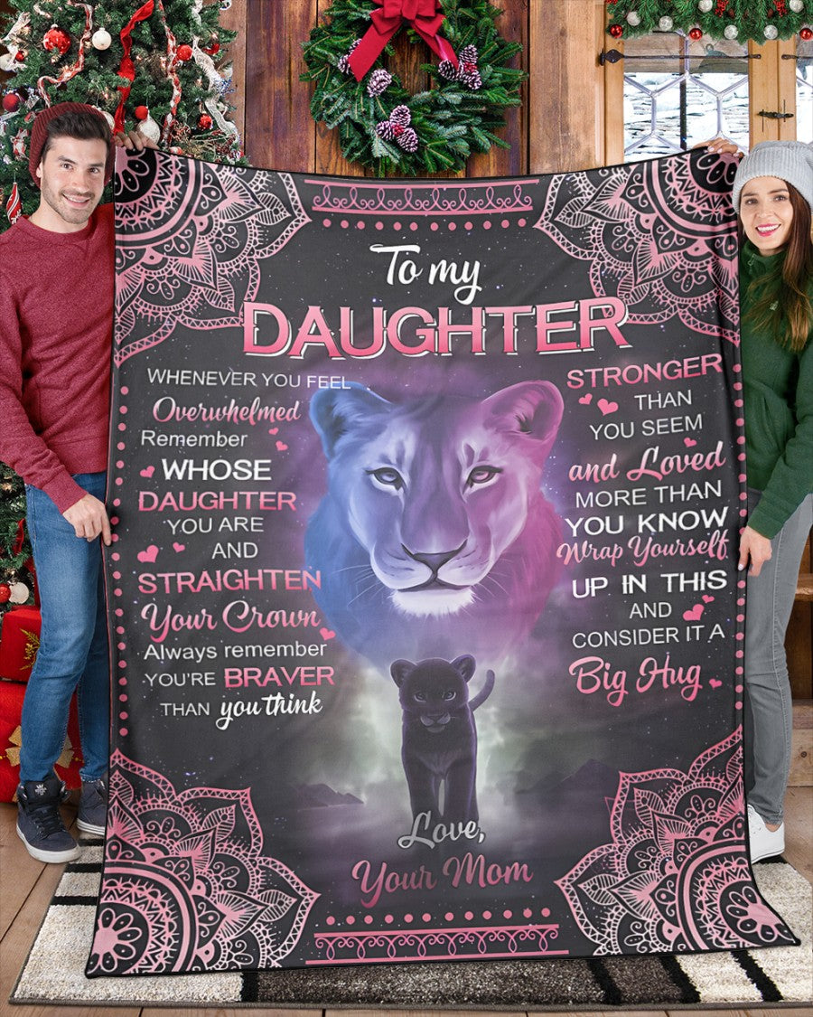 Special Gift For Your Daughter Blanket - BLANKETS FROM MOM 139