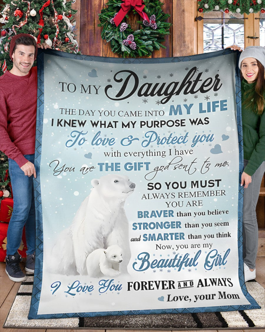 Special Gift For Your Daughter Blanket - BLANKETS FROM MOM 148