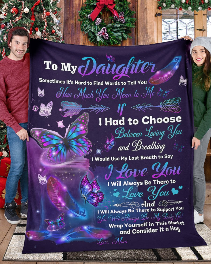 Special Gift For Your Daughter Blanket - BLANKETS FROM MOM 137