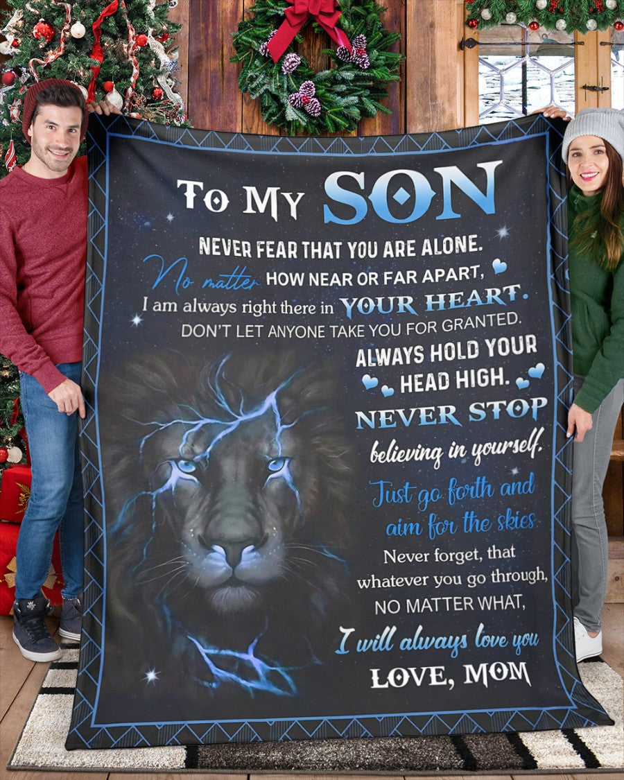 Special Gift For Your Son Blanket - BLANKETS FROM MOM 120