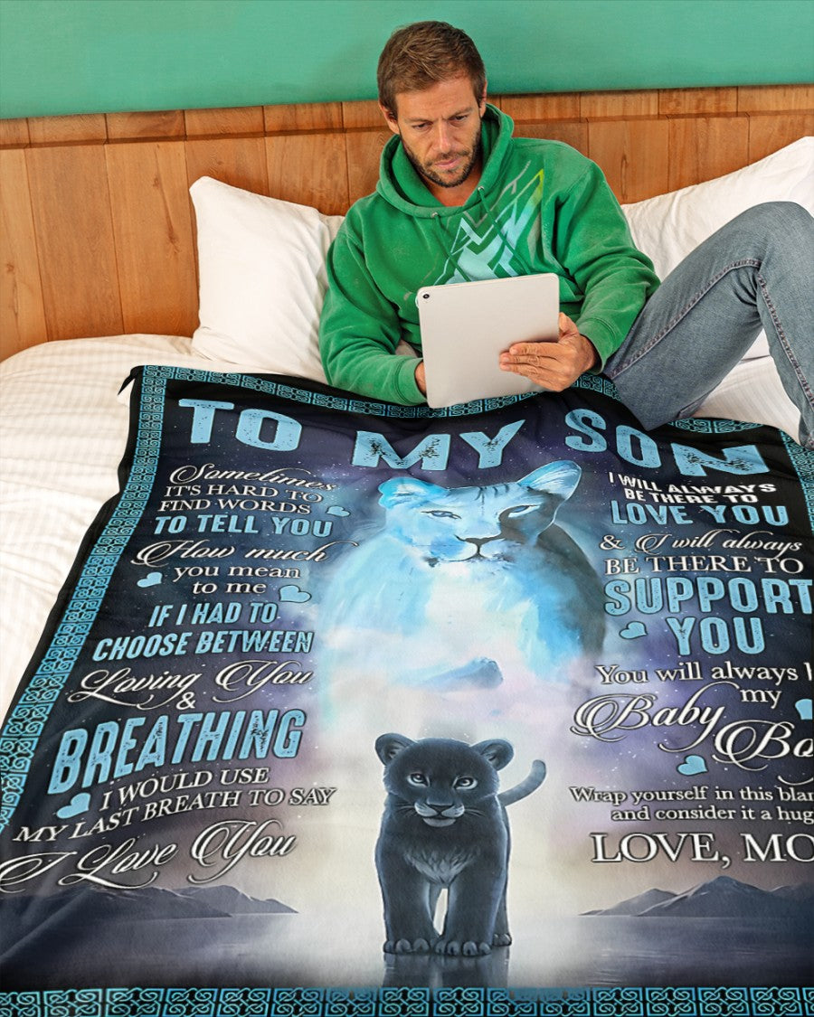 Special Gift For Your Son Blanket - BLANKETS FROM MOM 141