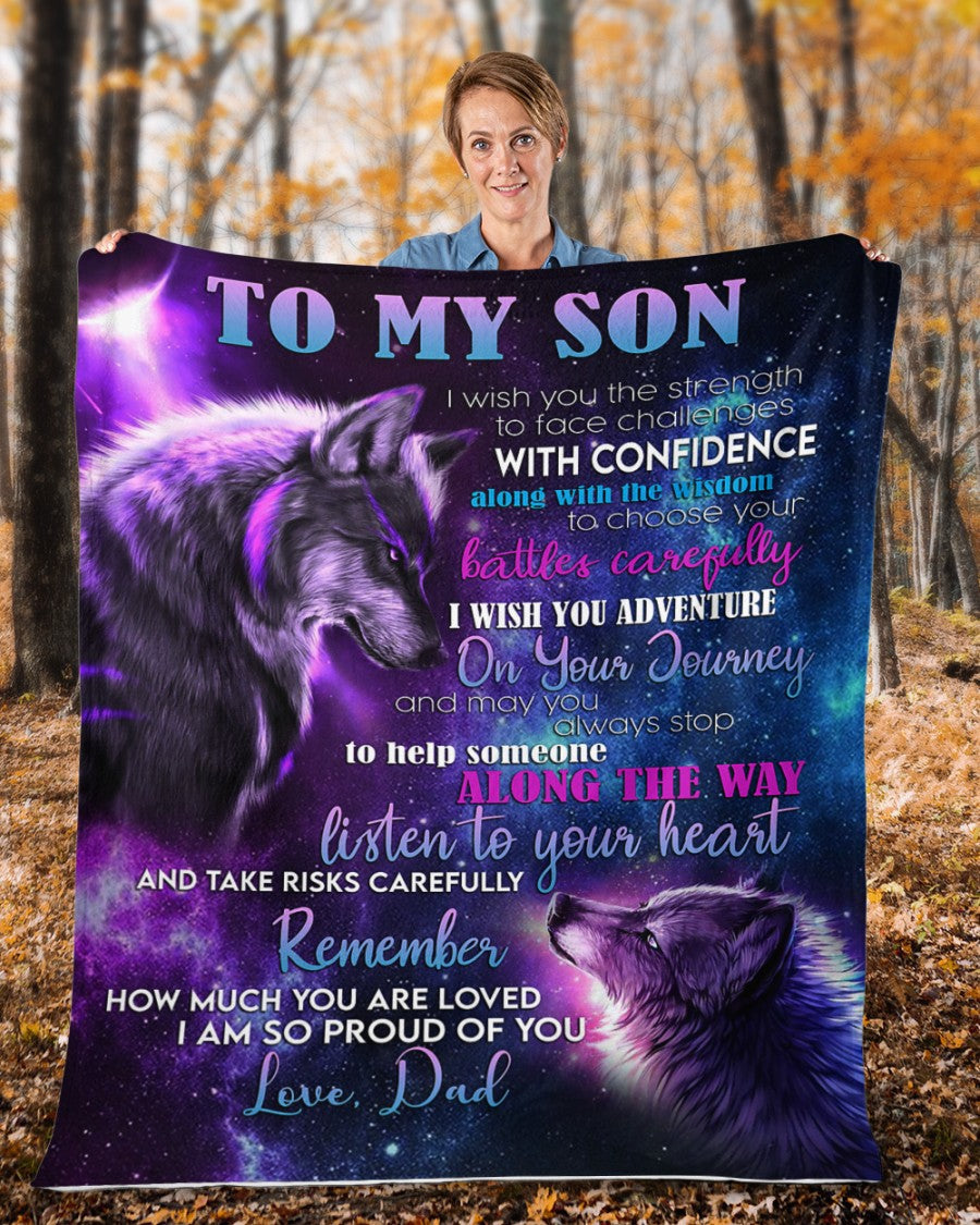 The Perfect Gift For Your Son Blanket - BLANKETS FROM DAD 060