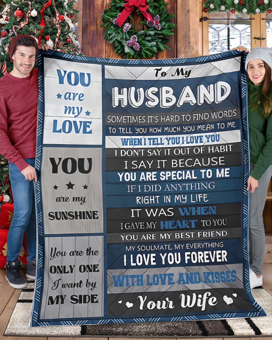 Special Gift For Your Husband Blanket - BLANKETS FROM WIFE 12
