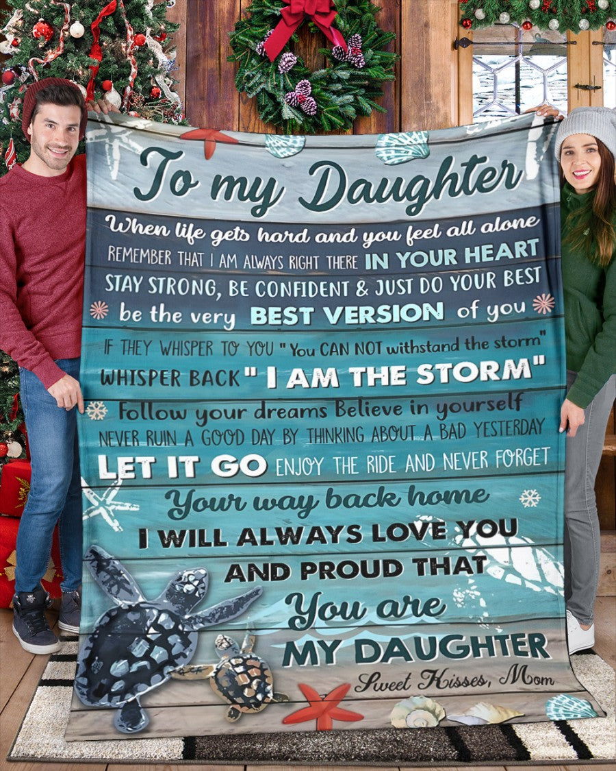 Special Gift For Your Daughter Blanket - BLANKETS FROM MOM 202