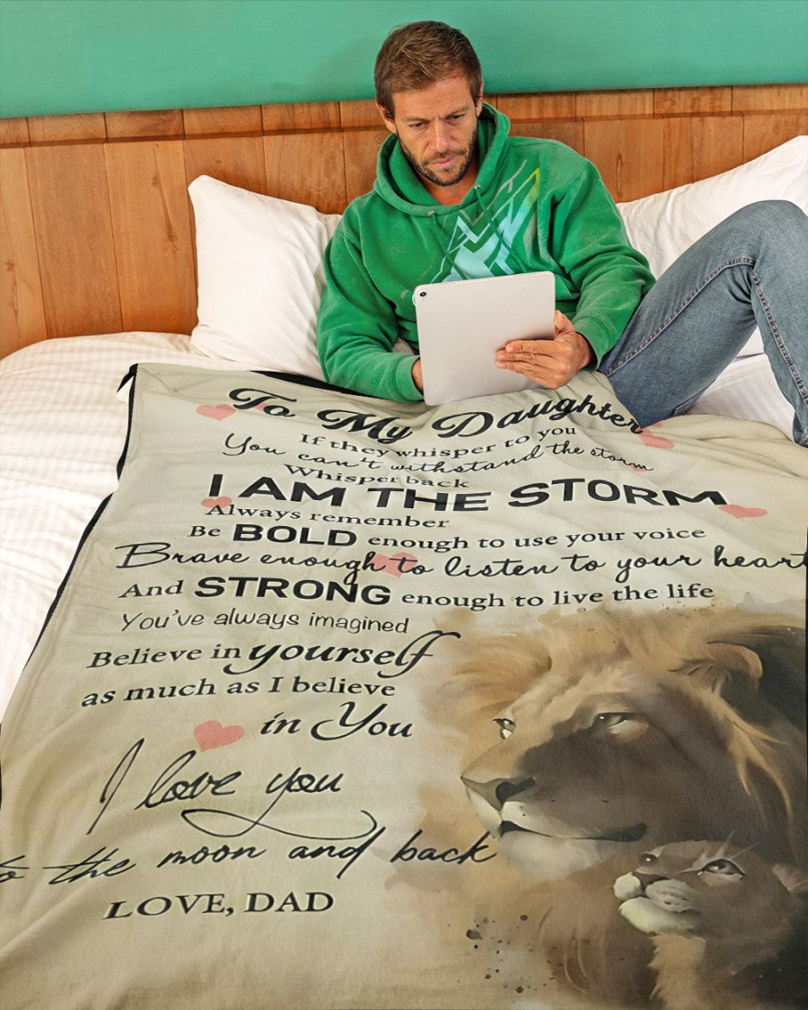 Special Gift For Your Daughter Blanket - BLANKETS FROM DAD 065
