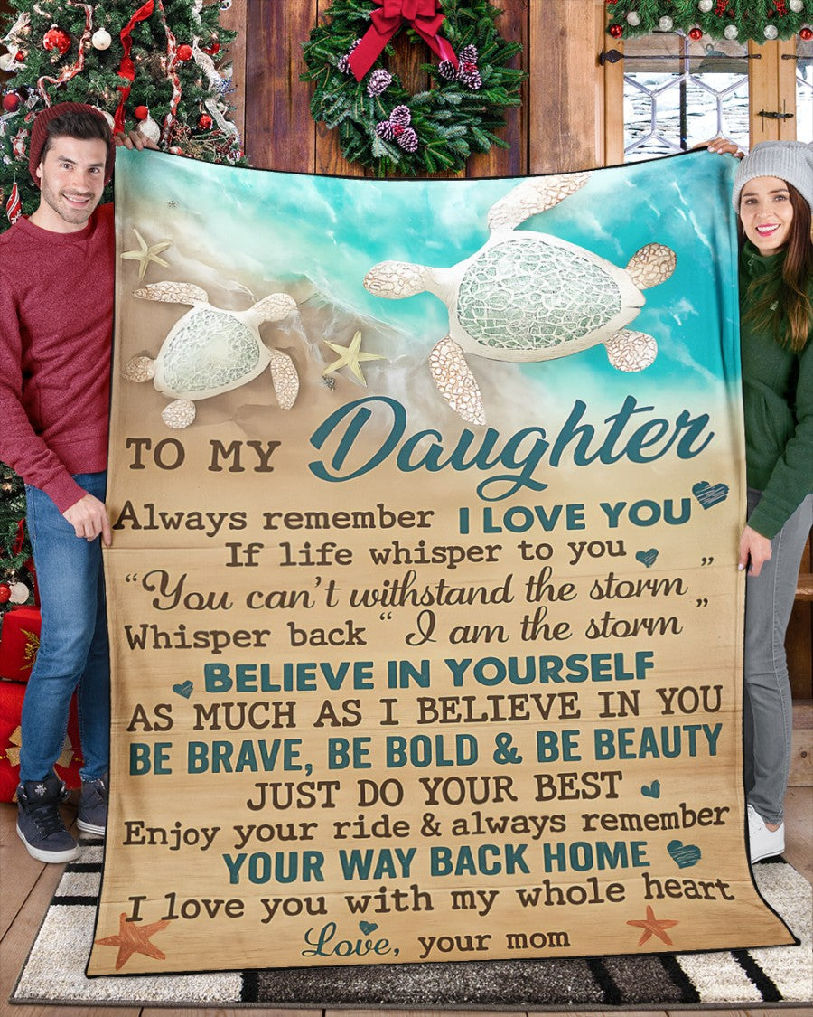 Special Gift For Your Daughter Blanket - BLANKETS FROM MOM 201