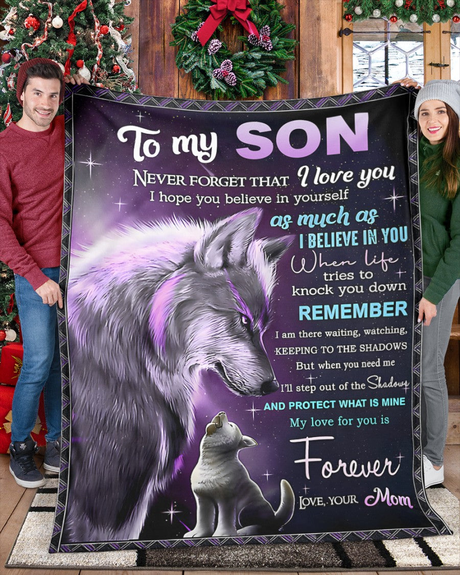 Special Gift For Your Son Blanket -  BLANKETS FROM MOM 140