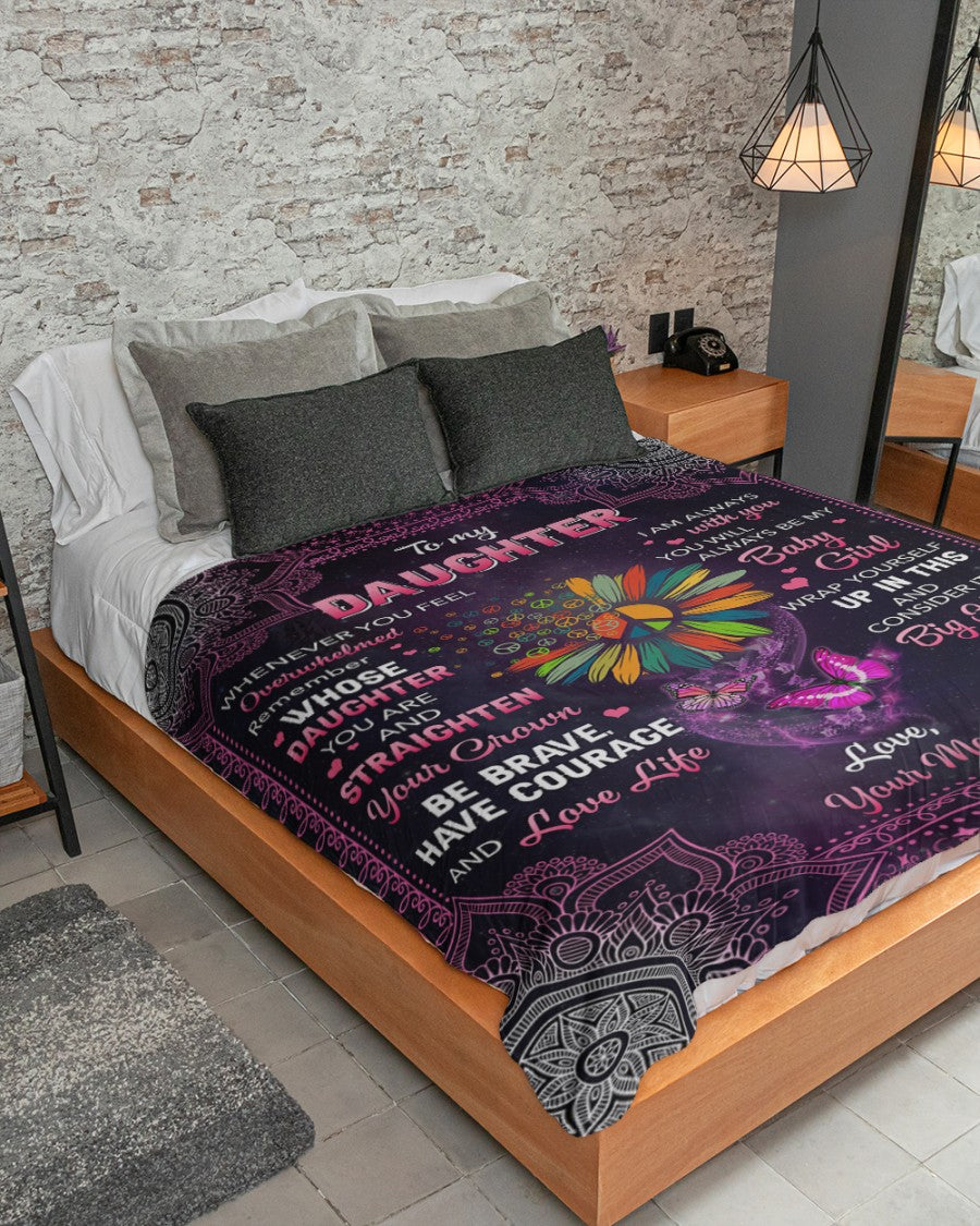 Special Gift For Your Daughter Blanket - BLANKETS FROM MOM 151
