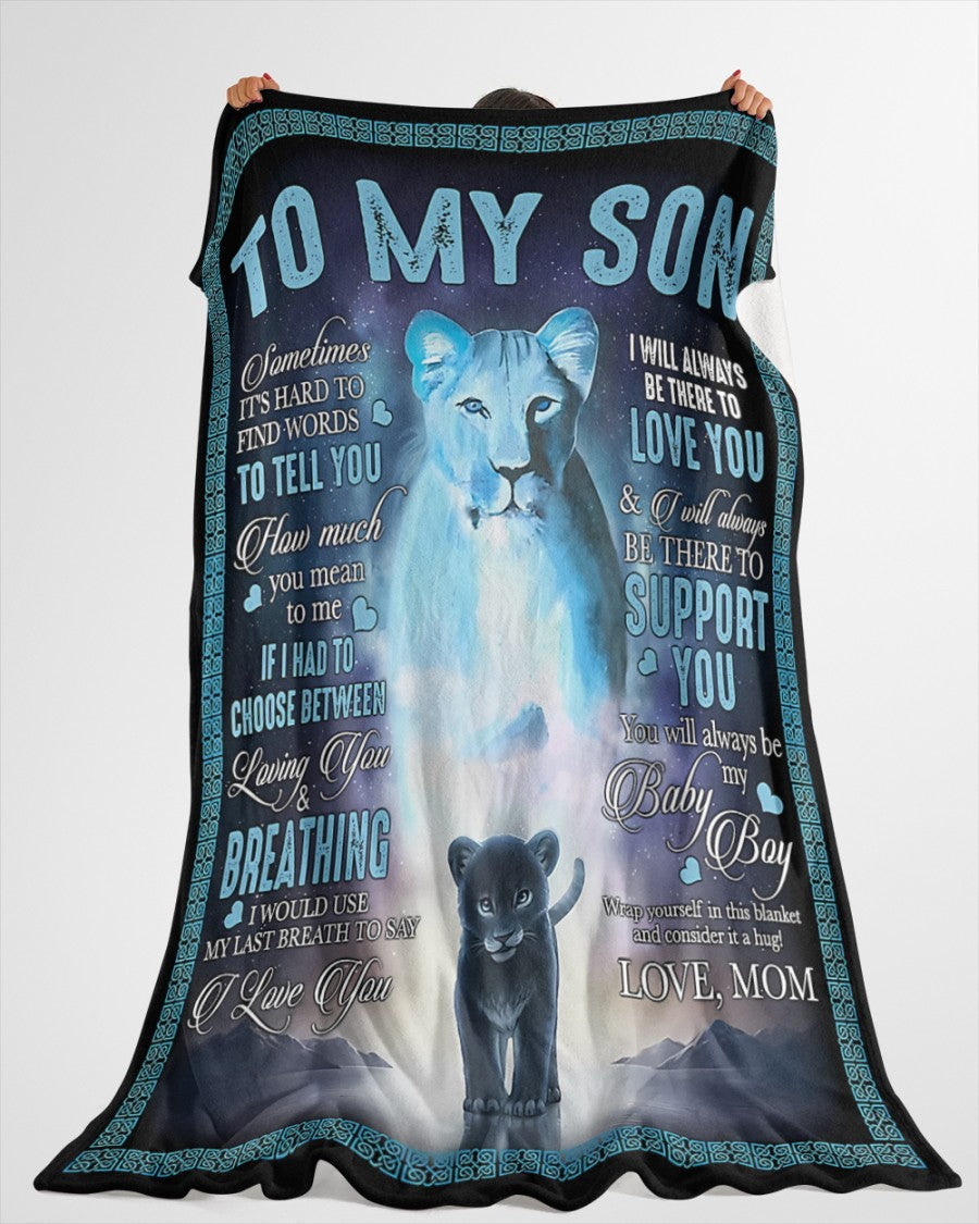 Special Gift For Your Son Blanket - BLANKETS FROM MOM 141
