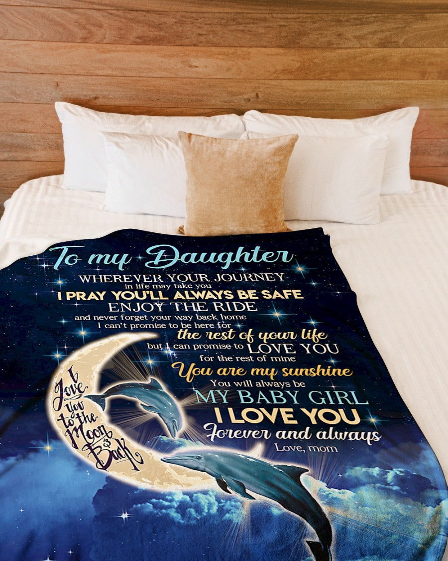 Special Gift For Your Daughter Blanket - BLANKETS FROM MOM 190