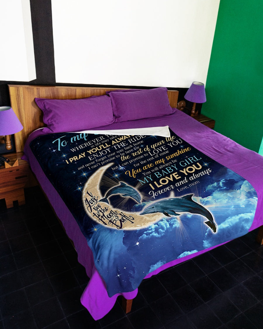 Special Gift For Your Daughter Blanket - BLANKETS FROM MOM 170