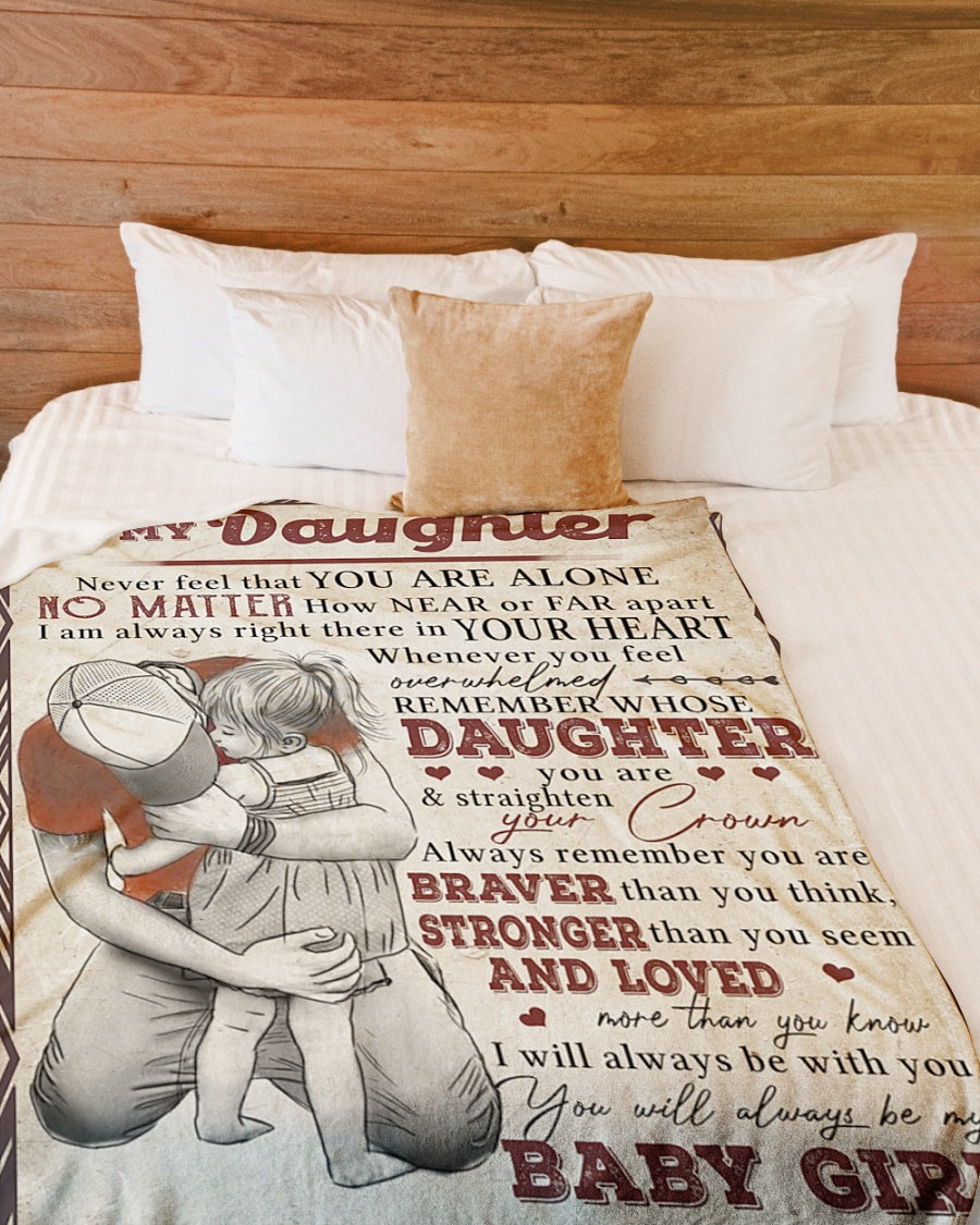 Special Gift For Your Daughter Blanket - BLANKETS FROM DAD 069