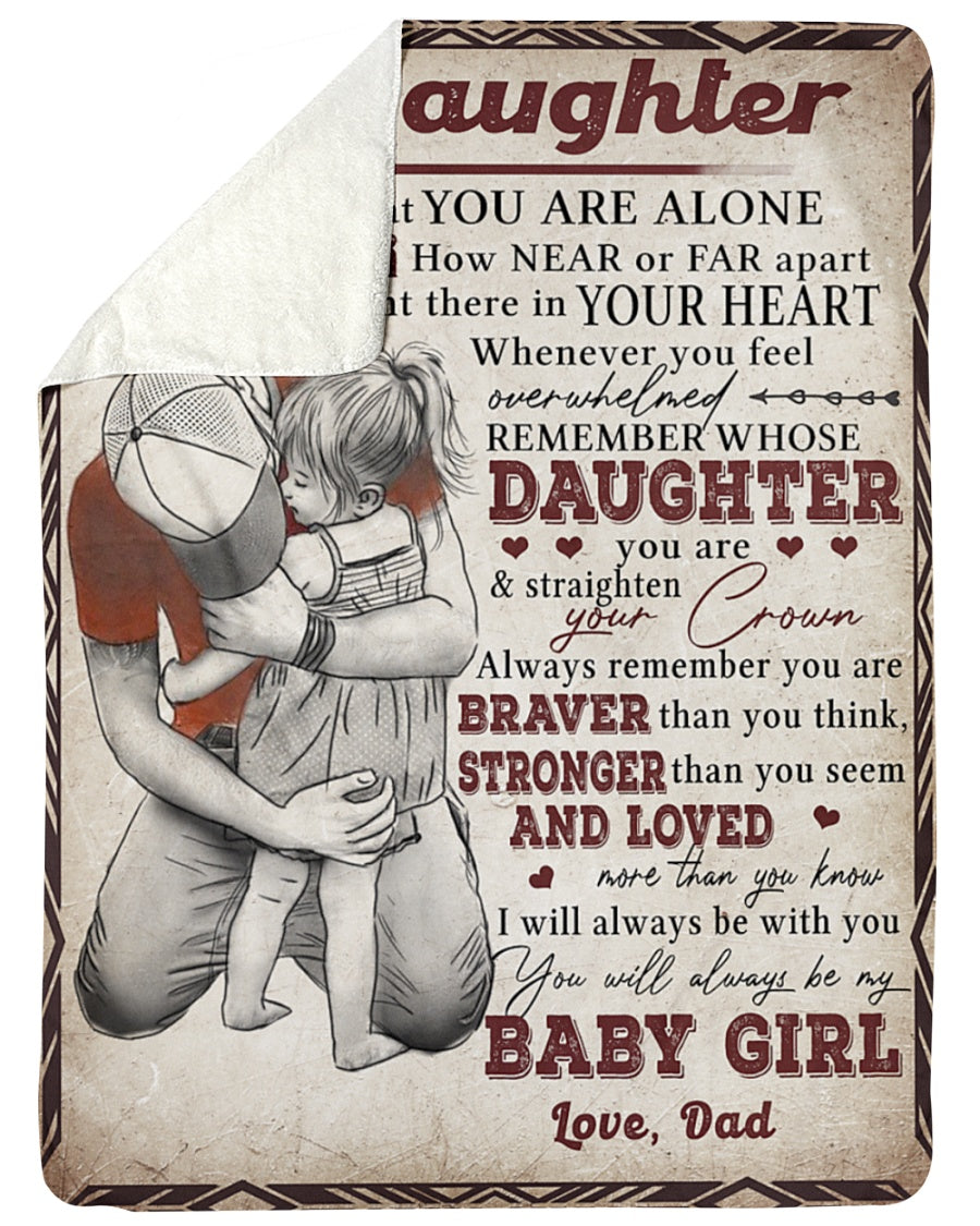 Special Gift For Your Daughter Blanket - BLANKETS FROM DAD 069