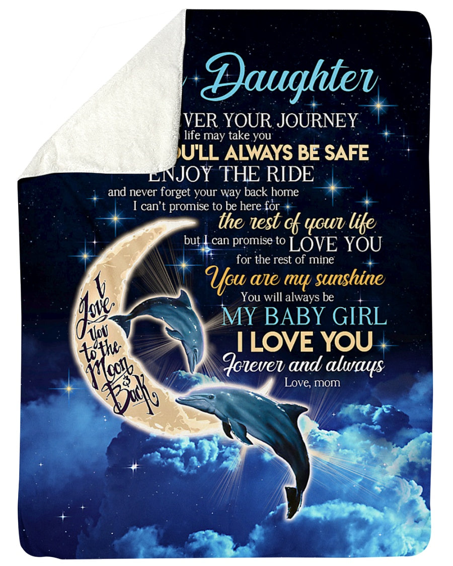 Special Gift For Your Daughter Blanket - BLANKETS FROM MOM 170