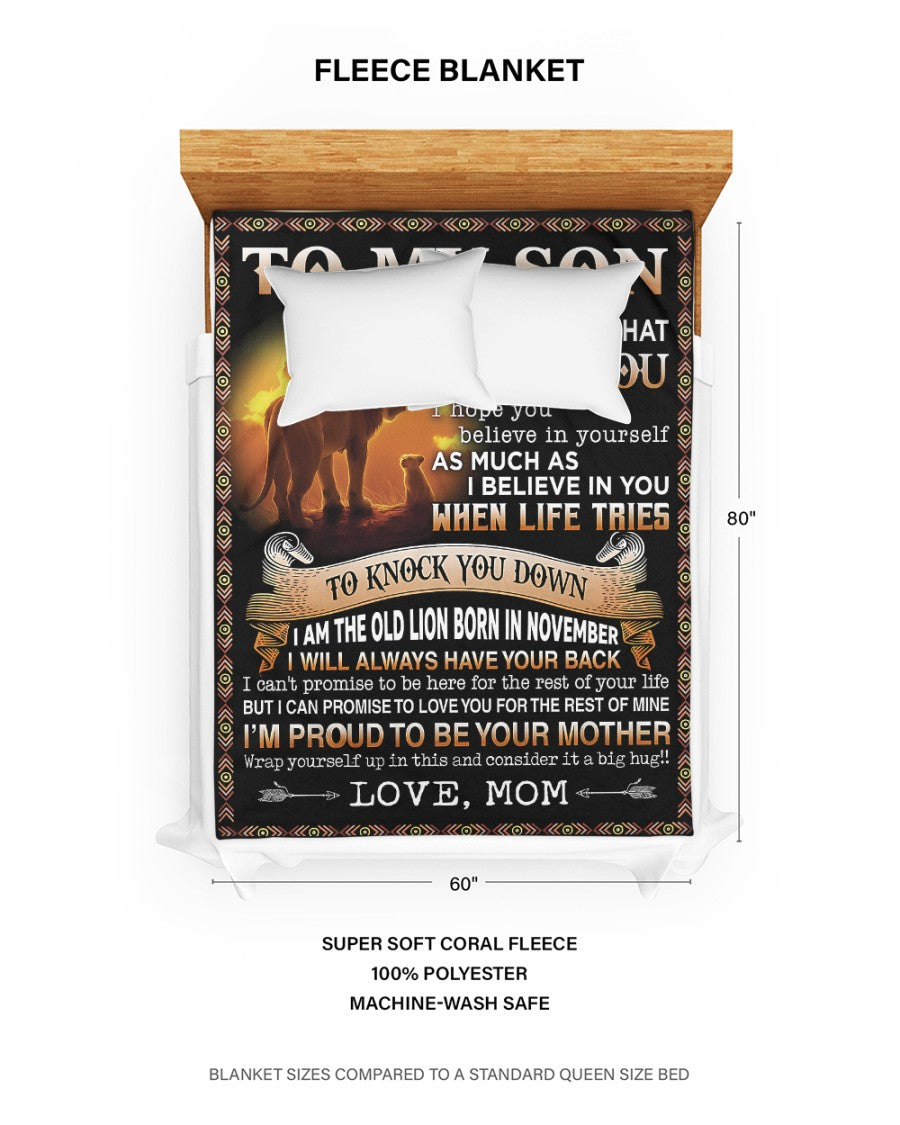 Special Gift For Your Son Blanket - BLANKETS FROM MOM 09