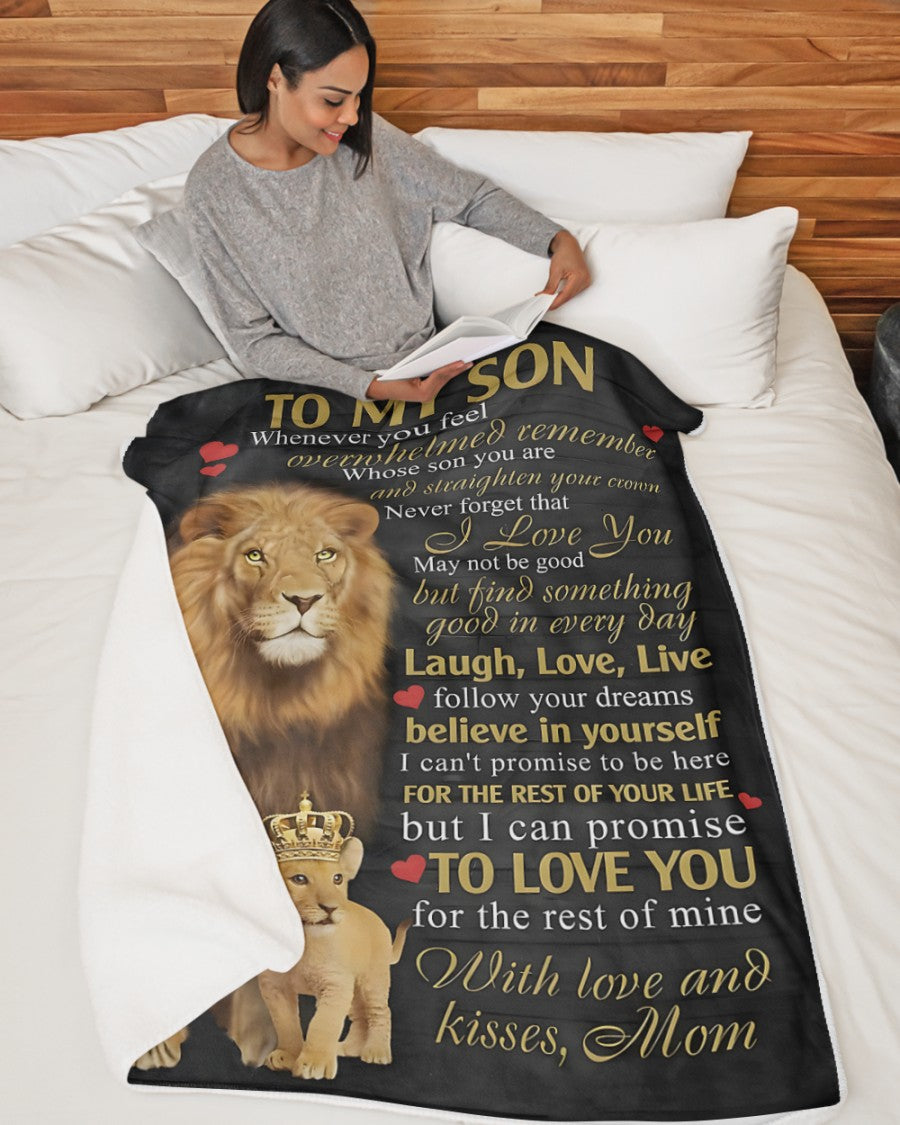 Special Gift For Your Son Blanket - BLANKETS FROM MOM 133