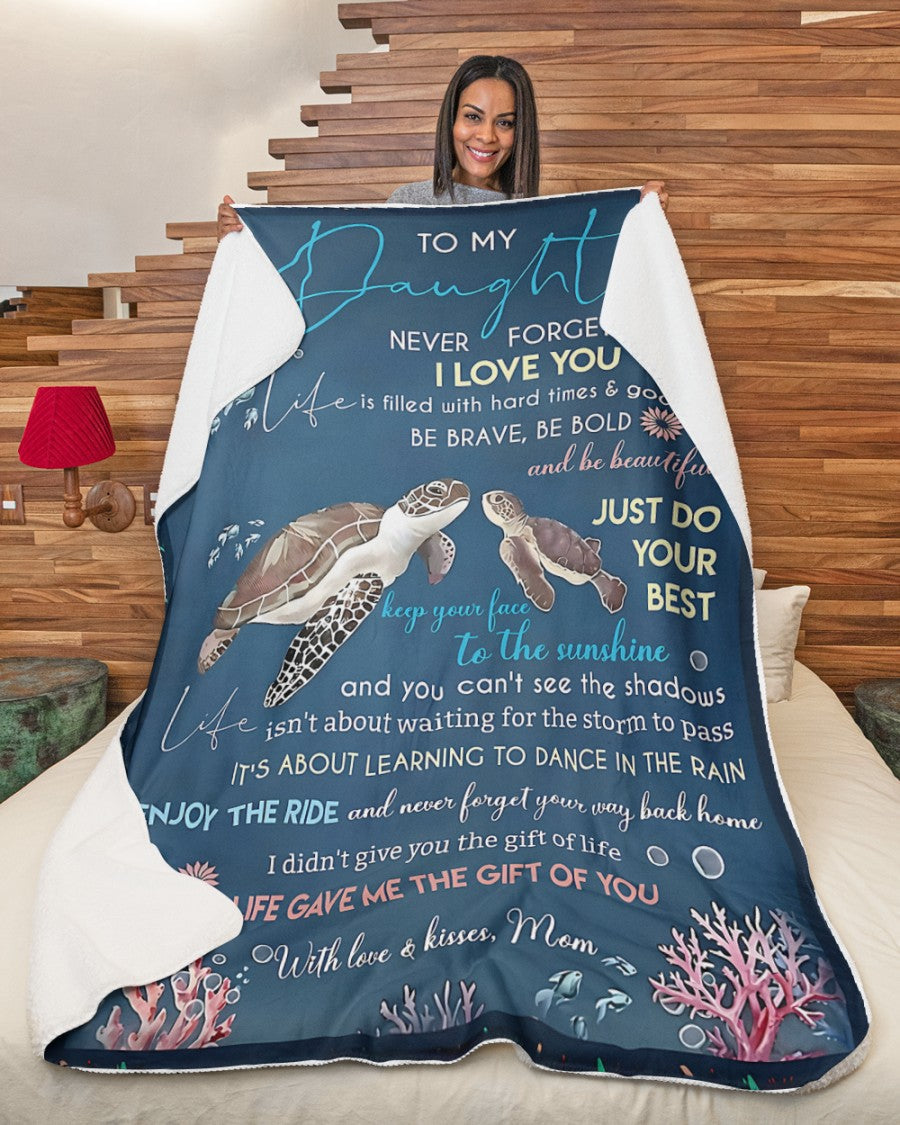 Special Gift For Your Daughter Blanket - BLANKETS FROM MOM 07