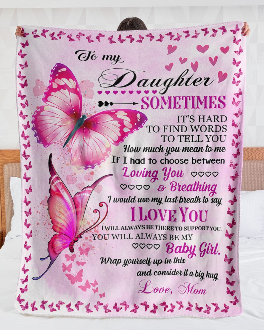 To My Daughter - Special gift for Daughter - BLANKETS FROM MOM 81