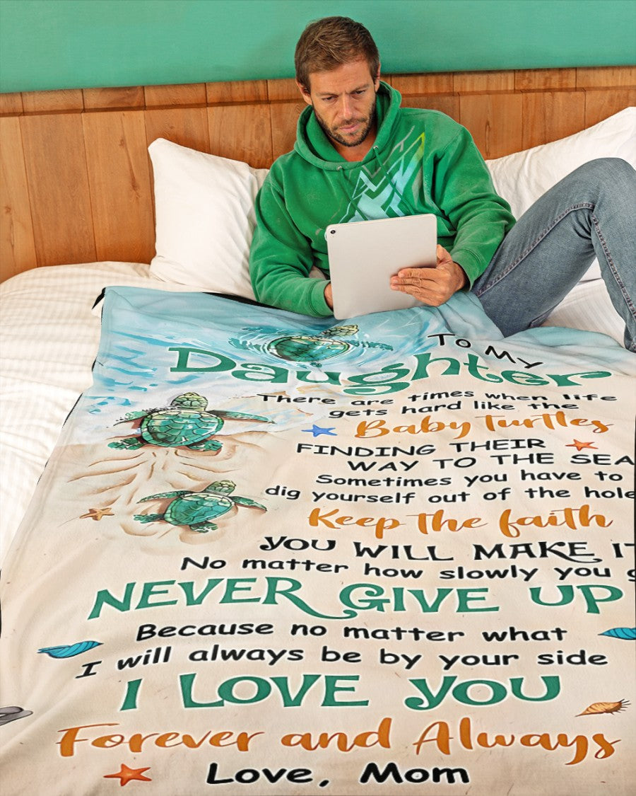Special Gift For Your Daughter Blanket - BLANKETS FROM MOM 198
