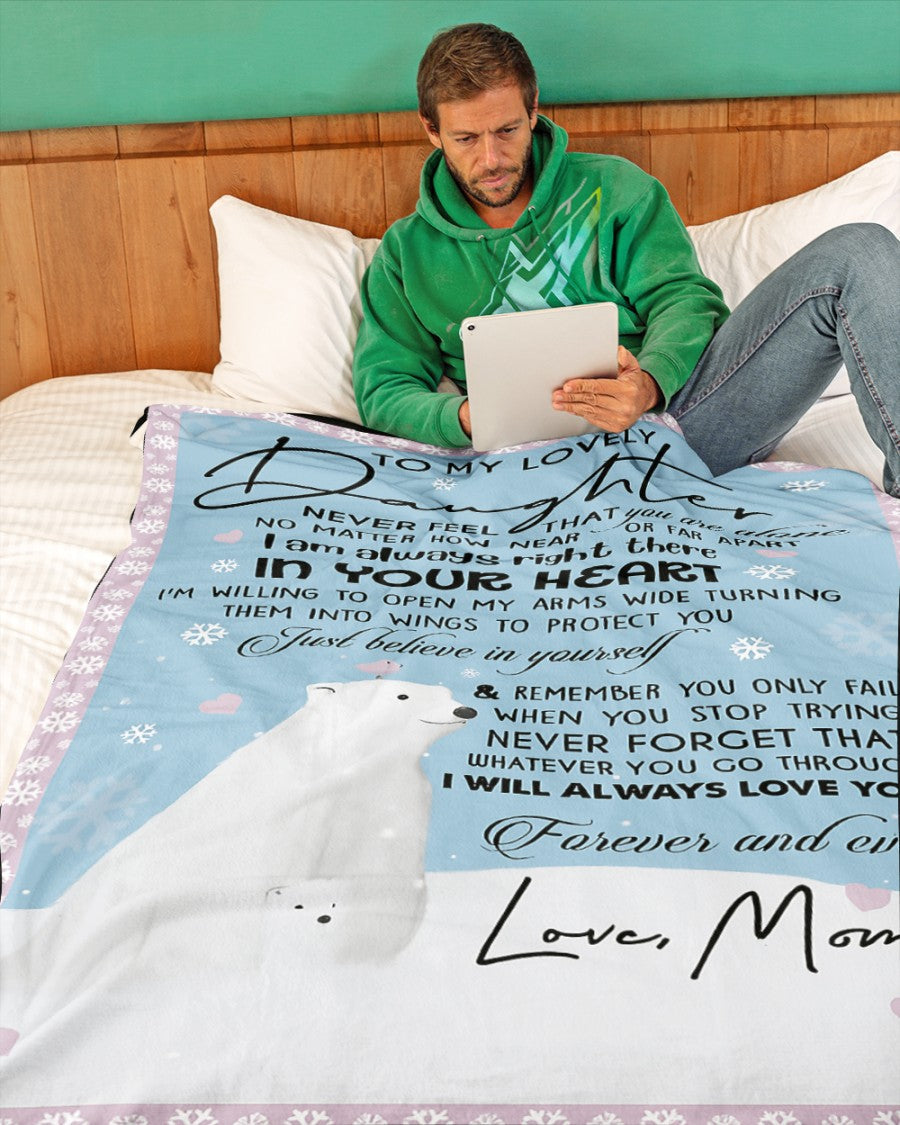 Special Gift For Your Daughter Blanket - BLANKETS FROM MOM 146