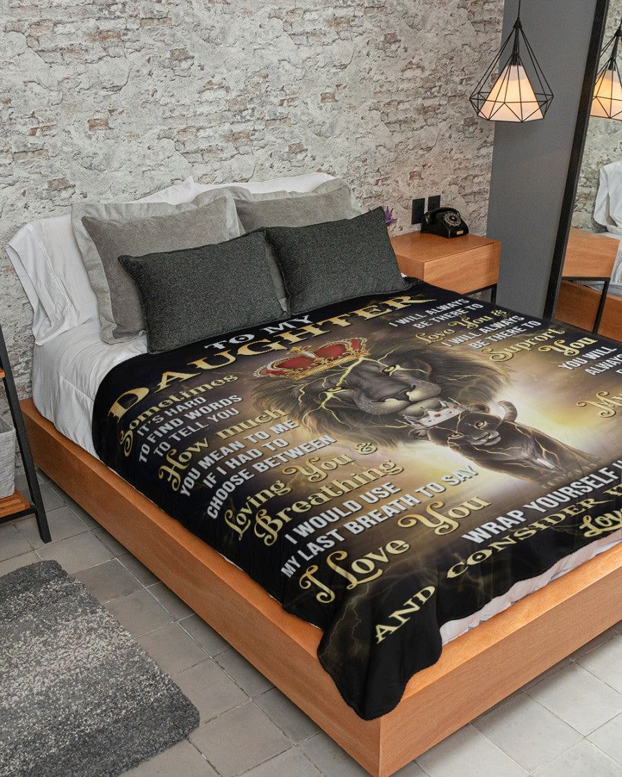 Special Gift For Your Daughter Blanket - BLANKETS FROM DAD 100